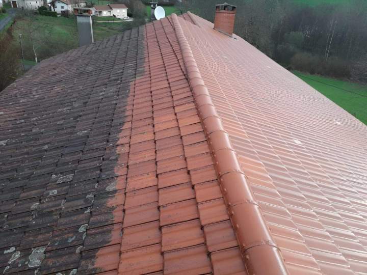 Nettoyage de toiture Courpière